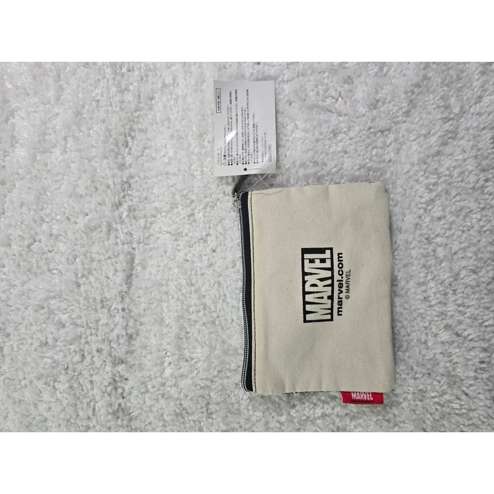Marvel Spider-Man Comic Panel Canvas Zipper Pouch Universal Studios Japan New